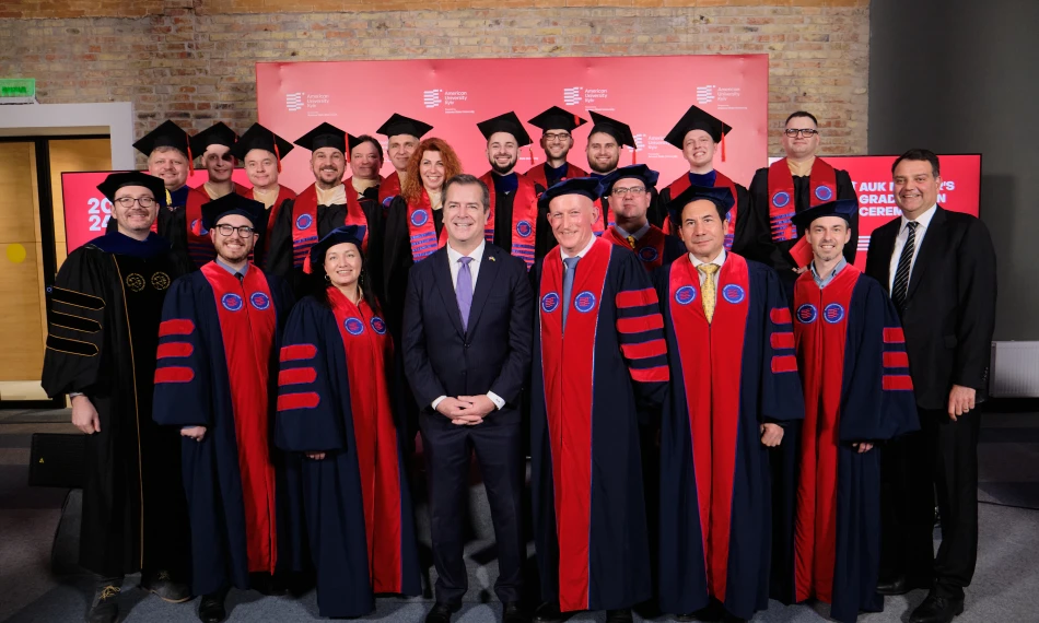 American University Kyiv has graduated its first cohort of Masters! 