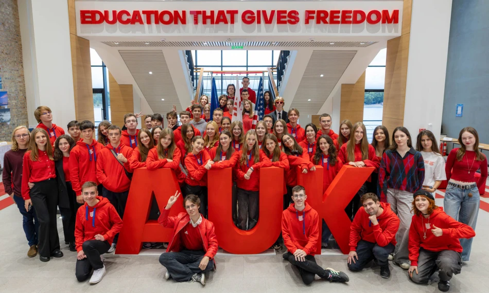 American University Kyiv marked the first-ever AUK SPIRIT DAY! 