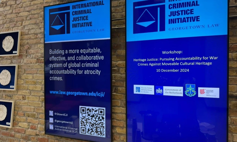 As part of the partnership with Atrocity Crimes Advisory Group (ACA), AUK hosted the workshop “Heritage Justice: Pursuing Accountability for War Crimes Against Movable Cultural Heritage” 