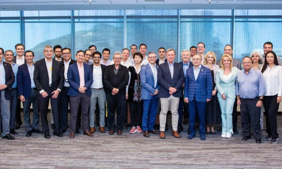 AUK Rector Roman Sheremeta and AUK President Rick Shangraw joined a global meeting in Tempe with other leaders of Cintana Alliance universities 