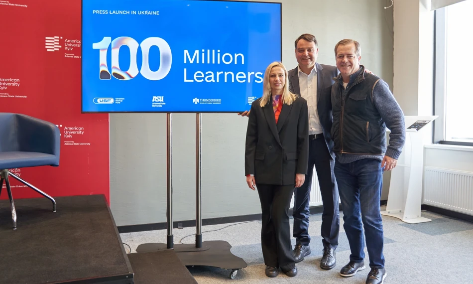 The global educational initiative 100 Million Learners was launched in Ukraine! 
