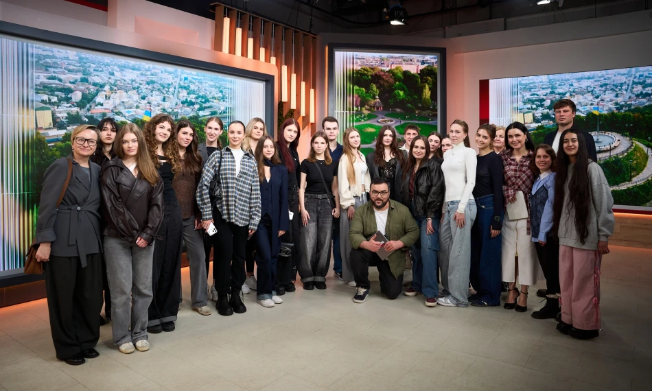 Як створюється ранкова магія? Візит студентів АЮК на Сніданок з 1+1 - linza.com.ua